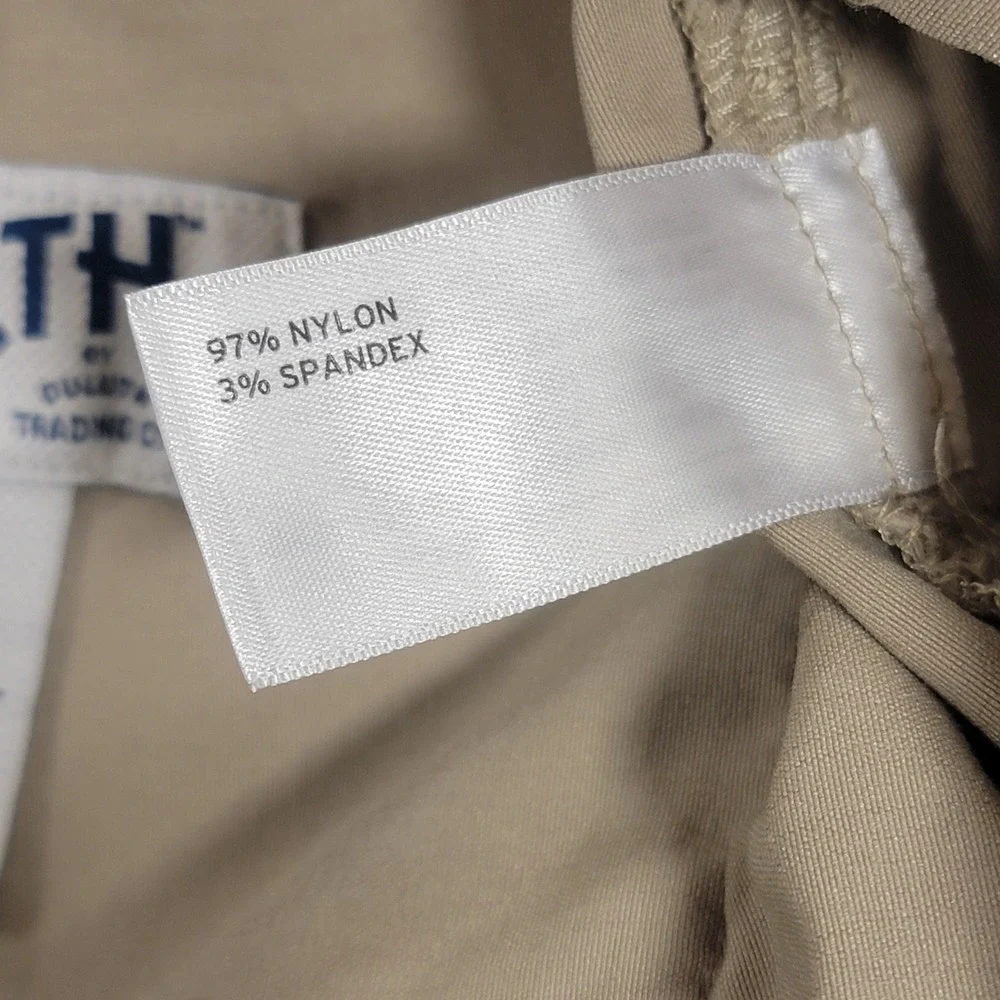 Duluth Trading Flex Dry On The Fly Cargo Pants Khaki Relaxed Fit Men's 46x30